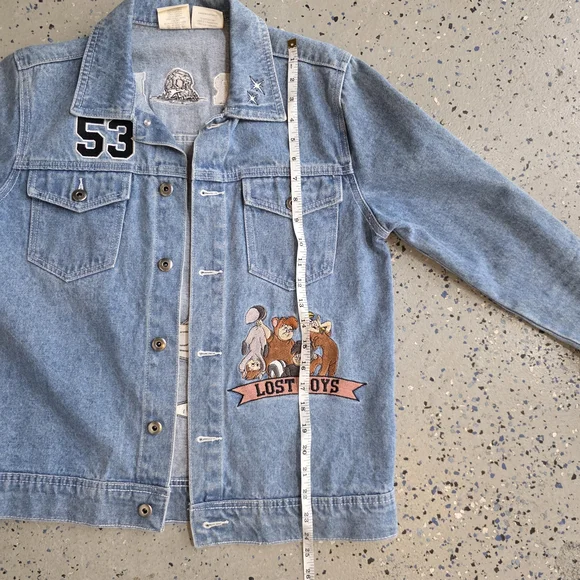 Disney NEVERLAND Collector's Denim Jean Jacket Sz S - Picture 14 of 15